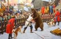 Бій з ведмедем - ратний спорт русичів - Армія та флот ратний