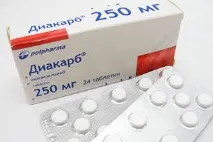 Діакарб аспаркам діакарб