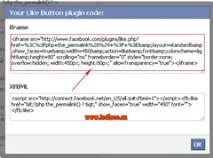 Додати на блог кнопку Like від Facebook «Мені