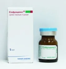 Очні краплі Софрадекс опис, протипоказання, застосування очні