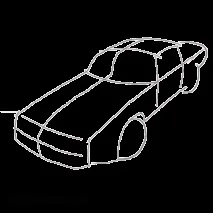 Як намалювати машину покрокова інструкція - Понтіак Файрберд (Pontiac Firebird) інструкція