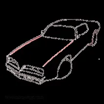 Як намалювати машину покрокова інструкція - Понтіак Файрберд (Pontiac Firebird) намалювати