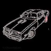 Як намалювати машину покрокова інструкція - Понтіак Файрберд (Pontiac Firebird) покрокова