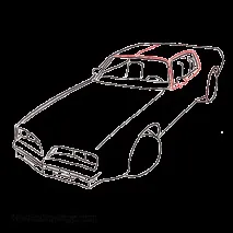 Як намалювати машину покрокова інструкція - Понтіак Файрберд (Pontiac Firebird) намалювати