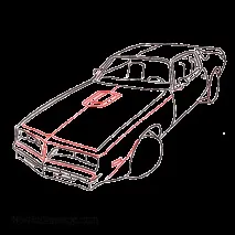 Як намалювати машину покрокова інструкція - Понтіак Файрберд (Pontiac Firebird) намалювати