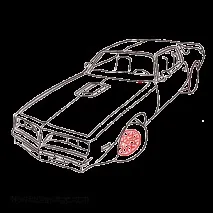 Як намалювати машину покрокова інструкція - Понтіак Файрберд (Pontiac Firebird) машину