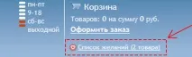 Як користуватись Списком бажань Клієнта