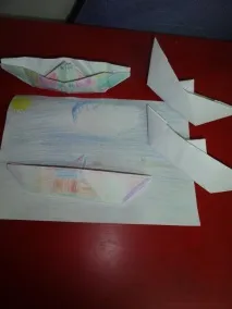 Як зробити паперовий кораблик своїми руками покрокова фото паперовий