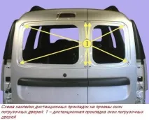 Як замінити скло автомобіля Лада Ларгус лада