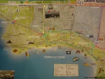 Карта Паттайї, інтерактивна та друкована версія карта