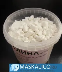 Каолін) Біла глина маска для обличчя від прищів обличчя