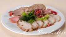 Красива м’ясна нарізка приготування страв з фото ясна