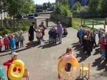 Літня розвага в дитячому садку літня