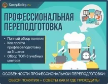 Професійна перепідготовка перепідготовка