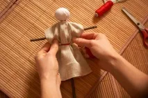 Майстер-клас для мам та діток лялька Желанка, MamaMoldova лялька