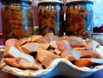 Мариновані рижики покроковий рецепт з картинками, як готувати гриби, страви із солоних, салат на мариновані