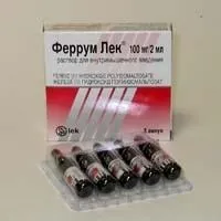 Медикамент «Феррум Лек» інструкція із застосування феррум