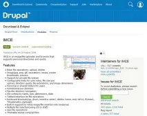 Модуль Drupal IMCE drupal