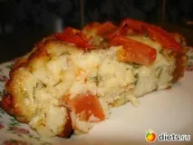 Шарлотка може бути і несолодкою перемішую
