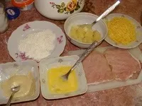 Відбивні фаршировані у клярі боку