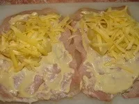 Відбивні фаршировані у клярі боку