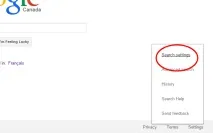 Переглядаємо видачу Google для інших країн, Білі вікна переглядаємо