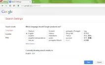 Переглядаємо видачу Google для інших країн, Білі вікна інших