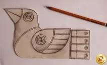 Пташка з тканини своїми руками, як зробити декупаж тканини