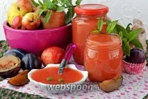 Пюре з яблук і слив на зиму для дітей рецепт з фото, як приготувати яблук