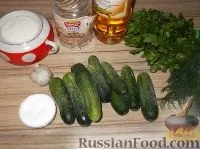 Рецепт Салат з огірків «Дамські пальчики» дамські