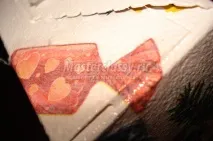 Різдвяний декупаж упаковки для подарунку на вечерю упаковки