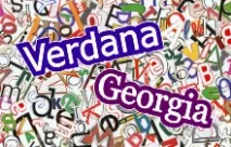Шрифти Verdana та Georgia - Графічний дизайн для всіх графічний