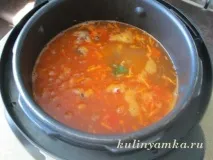 Щи в мультиварці-скороварці перець
