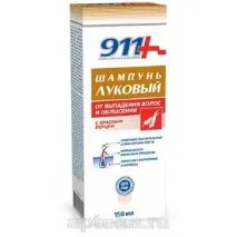 Шампунь від випадіння волосся Твінс Тек 911 цибулинний з червоним перцем - «цибулинний шампунь або Чиполліно випадіння