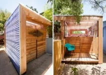 Small Space Art Shed» сарай як мистецтво, Сучасна архітектура та фасади мистецтво