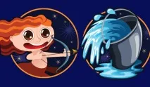 Сумісність Стрільця та Водолія у коханні, у шлюбі, у сексі коханні