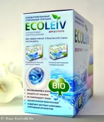 Пральний порошок для кольорової білизни COLOR ECOleiv - відгук Екоблогера Rous color