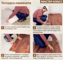 Укладання ламінату - розповімо докладно! ламінату