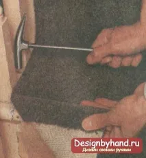 Укладання ковроліну на сходах укладання