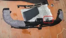 Установка штатної системи охолодження бардачку штатної