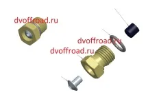 Влаштування амортизатора з голкою гумка