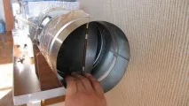Вентилятор для ванної кімнати безшумний із зворотним клапаном. ванної