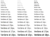 Verdana - 10-12 - найкорисніший шрифт найкорисніший