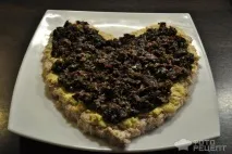Рецепт Листковий салат Улюблений, З копченою куркою,чорносливом та грибами улюблений