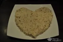 Рецепт Листковий салат Улюблений, З копченою куркою,чорносливом та грибами улюблений