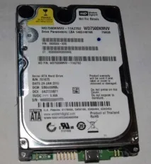 WD7500KMVV розпаюємо на SATA-шлейф розпаюємо