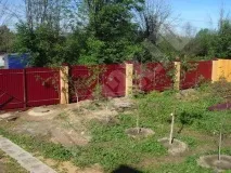 Паркани під ключ у Щиграх профнастилу