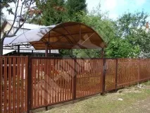 Паркани під ключ у Щиграх профнастилу