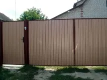Паркан із профлиста своїми руками інструкція руками
