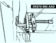 Заміна балки KIA RIO заміна